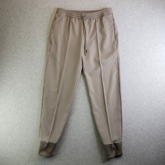 Athleta Pants Womens 12T Neutral Beige Endeavor Jogger Creased High Waisted - Picture 13 of 13